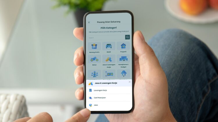 Ilustrasi Kategori Jasa & Lowongan Kerja di platform OLX mencatat lonjakan aktivitas yang signifikan di awal kuartal II 2025. FOTO/Dok. OLX. Ⓒ Hak cipta foto di atas dikembalikan sesungguhnya kepada pemilik foto