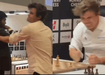 Frustrasi Kalah dari Pecatur India, Magnus Carlsen sampai Gebrak Meja