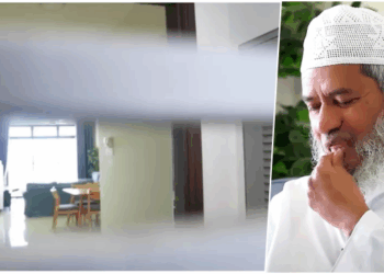 Lama tak ada kabar, dr. Zakir Naik ternyata tinggal di rumah mirip kontrakan petak di Malaysia