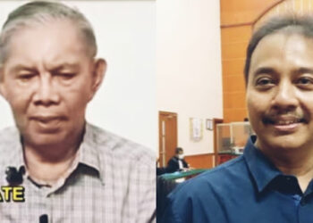 Mantan Rektor Universitas Gadjah Mada (UGM), Prof Sofian Effendi (kiri), Pakar Telematika, Roy Suryo (kanan). FOTO/Kolase. Ⓒ Hak cipta foto di atas dikembalikan sesungguhnya kepada pemilik foto