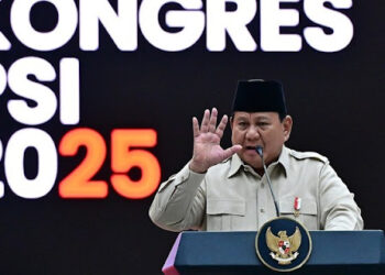 Prabowo Pakai Istilah Serakahnomics, Sindir Elite Rakus di Kongres PSI