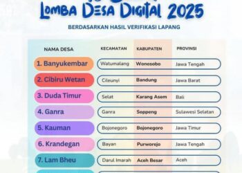 Lomba Desa Digital, Lam Bheu Aceh Besar Masuk Nominasi 10 Besar Nasional