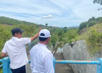 Bupati Aceh Besar Tinjau Waduk Tui Geulumpang