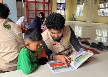 Mahasiswa USK Gerakan Kembali Budaya Literasi di Kampung Godang