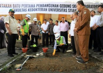 Rektor Groundbreaking Pembangunan Gedung Skill Lab FK USK