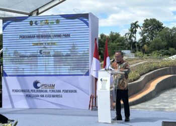Peresmian Memorial Living Park, Komitmen Pemulihan Pelanggaran HAM Berat
