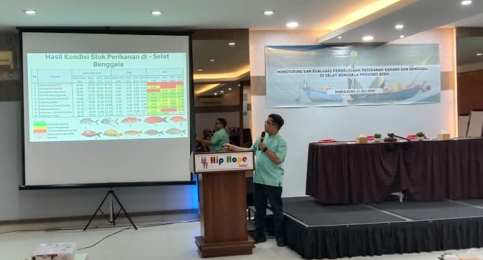 Pemerintah Aceh melalui Dinas Kelautan dan Perikanan (DKP), Kamis (31/7), menyelenggarakan kegiatan monitoring dan evaluasi pengelolaan perikanan karang dan demersal di Selat Benggala, Banda Aceh. FOTO/Dok. DKP Aceh.