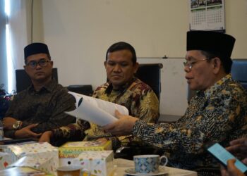 Wagub Aceh Temui Sekjen MUI, Bahas Status Tanah Wakaf Blang Padang