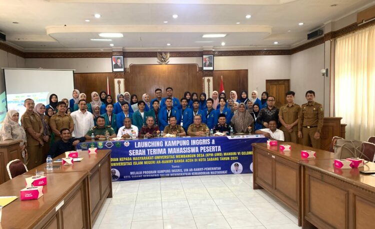 UIN Ar-Raniry Luncurkan Kampung Inggris di Sabang, Gandeng Dua PTKIN