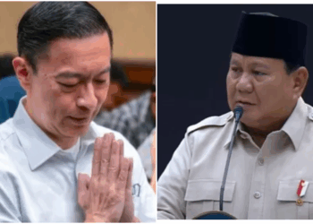 Presiden Prabowo Subianto (kanan) memberikan abolisi pada Thomas Trikasih Lembong atau Tom Lembong (kiri) yang kemudian telah disetujui oleh Dewan Perwakilan Rakyat. FOTO/Kolase. Ⓒ Hak cipta foto di atas dikembalikan sesungguhnya kepada pemilik foto