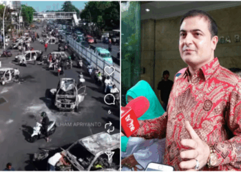 Sam Aliano seorang pengusaha sekaligus politikus yang sempat viral karena mencalonkan diri sebagai presiden di tahun 2018, tiba-tiba muncul ke ruang publik. FOTO/Kolase. Ⓒ Hak cipta foto di atas dikembalikan sesungguhnya kepada pemilik foto