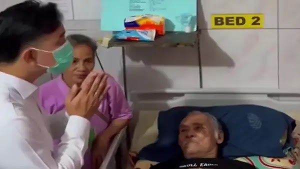 Terekam Kamera! Gibran Tegur Warga yang Nekat Intip Dirinya Saat Jenguk Korban Gempa Poso