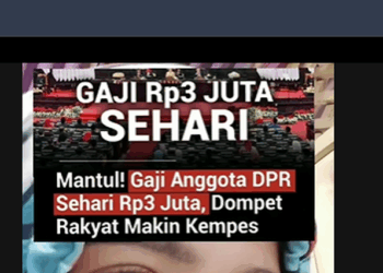 Gaji Anggota DPR Tembus Rp3 Juta Per Hari, Warganet Bandingkan dengan Nasib Guru Honorer