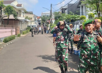 Rumah Sri Mulyani Dijaga Ketat TNI