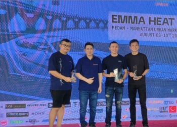 Ajang bergengsi pecinta audio mobil, Kontes Audio EMA (European Mobile Media Association) Medan 2025, sukses digelar pada 9–10 Agustus 2025 di Manhattan Urban Market. FOTO/HAI/Rahmat Saputra.