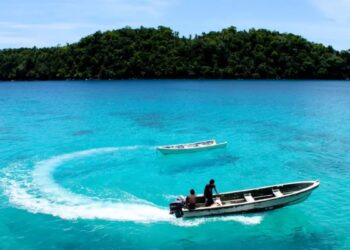Pulau Benggala merupakan salah satu pulau terluar di Indonesia berada di perairan Aceh yang berbatasan langsung dengan perairan India. FOTO/HAI/Hamdani. Ⓒ Hak cipta foto di atas dikembalikan sesungguhnya kepada pemilik foto
