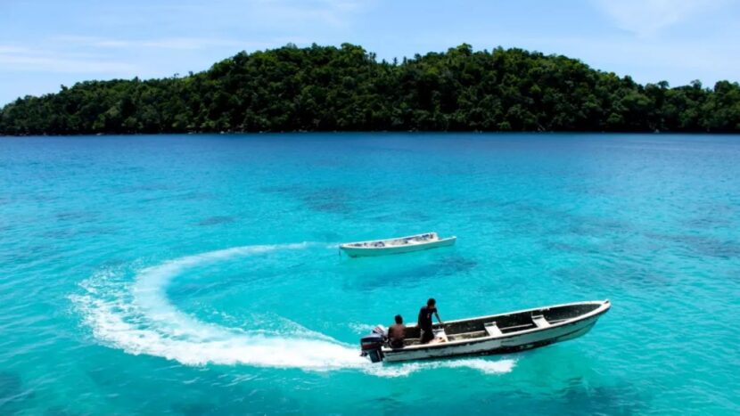 Pulau Benggala merupakan salah satu pulau terluar di Indonesia berada di perairan Aceh yang berbatasan langsung dengan perairan India. FOTO/HAI/Hamdani. Ⓒ Hak cipta foto di atas dikembalikan sesungguhnya kepada pemilik foto