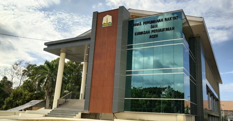 Kantor Dinas Perumahan Rakyat dan Kawasan Permukiman Aceh (Perkim). FOTO/Dok. Istimewa. Ⓒ Hak cipta foto di atas dikembalikan sesungguhnya kepada pemilik foto