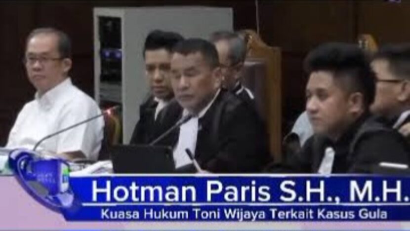 Kuasa hukum dari Direktur Utama PT Angels Products, Tony Wijaya, Hotman Paris Hutapea. FOTO/Tangkapan Layar. Ⓒ Hak cipta foto di atas dikembalikan sesungguhnya kepada pemilik foto