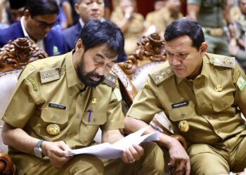 Gubernur Aceh Muzakir Manaf didampingi Wakil Gubernur Fadhlullah