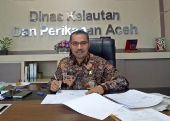 Kepala Dinas Kelautan da Perikanan (DKP) Aceh. Aliman, S.Pi.,M.Si.