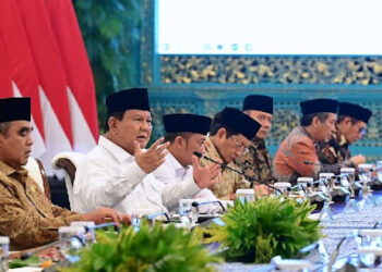 Presiden Prabowo Subianto menggelar silaturahmi dengan tokoh lintas agama dan berbagai elemen masyarakat di Istana Negara, Jakarta, Senin malam, 1 September 2025. FOTO/Net. Ⓒ Hak cipta foto di atas dikembalikan sesungguhnya kepada pemilik foto