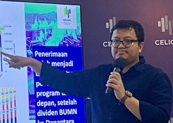 Direktur Ekonomi Center of Economic and Law Studies (Celios), Nailul Huda mengatakan, Sri Mulyani selayaknya dicopot dari jabatannya karena gagal menjaga penerimaan negara, belanja pendidikan, hingga defisit fiskal. FOTO/Net. Ⓒ Hak cipta foto di atas dikembalikan sesungguhnya kepada pemilik foto