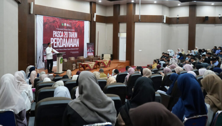 Focused Group Discussion (FGD) bertajuk “Pasca 20 Tahun Perdamaian: Antara Janji, Fakta & Masa Depan Ekonomi Aceh” di Museum Theater UIN Ar-Raniry, Senin (8/9/2025). FOTO/Net. Ⓒ Hak cipta foto di atas dikembalikan sesungguhnya kepada pemilik foto