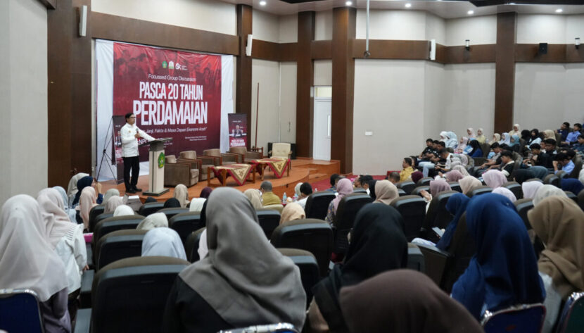 Focused Group Discussion (FGD) bertajuk “Pasca 20 Tahun Perdamaian: Antara Janji, Fakta & Masa Depan Ekonomi Aceh” di Museum Theater UIN Ar-Raniry, Senin (8/9/2025). FOTO/Net. Ⓒ Hak cipta foto di atas dikembalikan sesungguhnya kepada pemilik foto