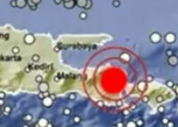 Timur Laut Banyuwangi Diguncang Gempa Berkekuatan 5,7 Magnitudo