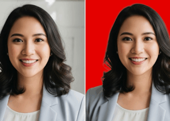 Cara Cepat Membuat Pas Foto Background Merah untuk CV di Rumah