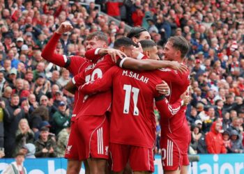 Premier League Liverpool berhasil mengamankan tiga poin setelah menundukkan Everton 2-1 pada laga pekan kelima Liga Inggris di Stadion Anfield, Sabtu, 20 September 2025. FOTO/Net. Ⓒ Hak cipta foto di atas dikembalikan sesungguhnya kepada pemilik foto