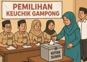 Ilustrasi Pelaksanaan Pemilihan Keuchik Langsung (Pilchiksung) di Gampong Tanjong Seulamat, Kecamatan Darussalam, Kabupaten Aceh Besar, kini memasuki tahapan krusial. FOTO/HAI/Hamdani. Ⓒ Hak cipta foto di atas dikembalikan sesungguhnya kepada pemilik foto
