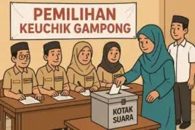 Ilustrasi Pelaksanaan Pemilihan Keuchik Langsung (Pilchiksung) di Gampong Tanjong Seulamat, Kecamatan Darussalam, Kabupaten Aceh Besar, kini memasuki tahapan krusial. FOTO/HAI/Hamdani. Ⓒ Hak cipta foto di atas dikembalikan sesungguhnya kepada pemilik foto
