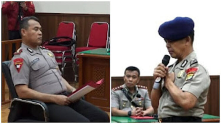 Sidang Komisi Kode Etik Profesi (KKEP) Polri kembali mengungkap fakta mengejutkan soal kasus tewasnya pengemudi ojek online (Ojol), Affan Kurniawan akibat terlindas kendaraan taktis (rantis) Brimob saat demo berujung ricuh pada 28 Agustus 2025. FOTO/Kolase. Ⓒ Hak cipta foto di atas dikembalikan sesungguhnya kepada pemilik foto