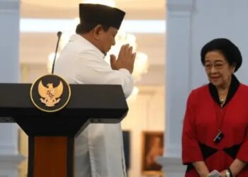 Presiden Prabowo Subianto menyampaikan siaran pers penting di Istana Negara, Minggu (29/8/2025), menyikapi aksi kekerasan dari Kamis (28/8) hingga Minggu (31/8) yang terjadi di Jakarta dan sejumlah daerah lainnya. FOTO/Net. Ⓒ Hak cipta foto di atas dikembalikan sesungguhnya kepada pemilik foto