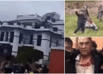 Eks Perdana Menteri Nepal Bahadur Deuba ikut menjadi sasaran pedemo marah menyusul unjuk rasa yang makin meluas dan rusuh hingga membakar sejumlah rumah perdana menteri dan pejabat, Selasa (9/9). FOTO/Net. Ⓒ Hak cipta foto di atas dikembalikan sesungguhnya kepada pemilik foto