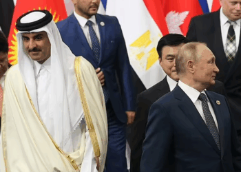 Perdana Menteri Qatar Mohammad bin Abdulrahman bin Jassim al-Thani (kiri) menginformasikan kepada Washington bahwa serangan Israel sebagai "aksi pengkhianatan" oleh Washington. FOTO/Net. Ⓒ Hak cipta foto di atas dikembalikan sesungguhnya kepada pemilik foto