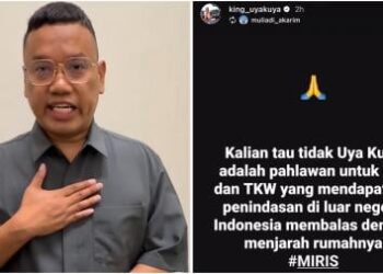 Ramai di media sosial aksi Eko Patrio me-repost testimoni netizen yang mengatakan dirinya adalah anggota DPR yang baik. Aksi ini diikuti Uya Kuya. FOTO/Kolase. Ⓒ Hak cipta foto di atas dikembalikan sesungguhnya kepada pemilik foto