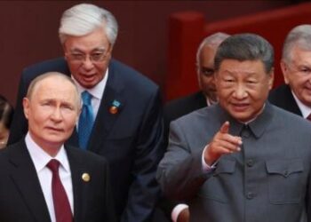 Parade militer Victory Day di Beijing, China, Rabu (3/9/2025), menghadirkan momen tak terduga. FOTO/Net. Ⓒ Hak cipta foto di atas dikembalikan sesungguhnya kepada pemilik foto