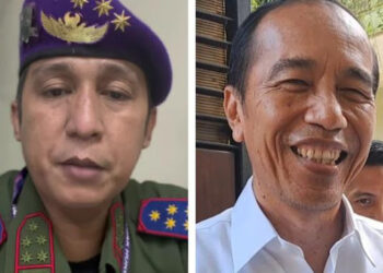 Ketua Umum Ormas Ternak Mulyono (Termul), Firdaus Oiwobo, merespons seputar isu ijazah Presiden Jokowi yang dituduh palsu oleh kubu Roy Suryo Cs. FOTO/Kolase. Ⓒ Hak cipta foto di atas dikembalikan sesungguhnya kepada pemilik foto