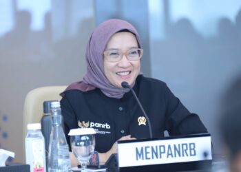 Menteri Pendayagunaan Aparatur Negara dan Reformasi Birokrasi Rini Widyantini
