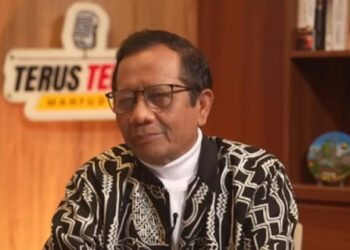 Mantan Menteri Koordinator Politik, Hukum, dan Keamanan (Menko Polhukam) Mahfud MD. FOTO/Tangkapan Layar. Ⓒ Hak cipta foto di atas dikembalikan sesungguhnya kepada pemilik foto