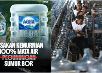 Viral Temuan Air Sumur Bor sebagai sumber air untuk pembuatan produk air Aqua. FOTO/Kolase. Ⓒ Hak cipta foto di atas dikembalikan sesungguhnya kepada pemilik foto