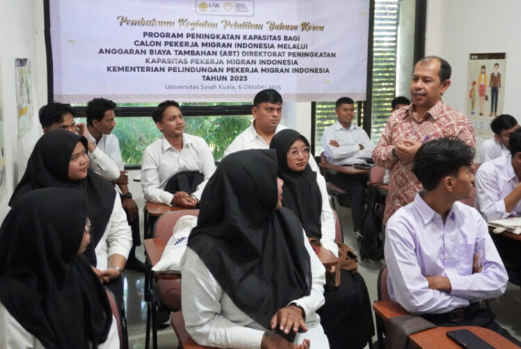 USK dan BP2MI Beri Pelatihan Bahasa Korea bagi Calon Pekerja Migran
