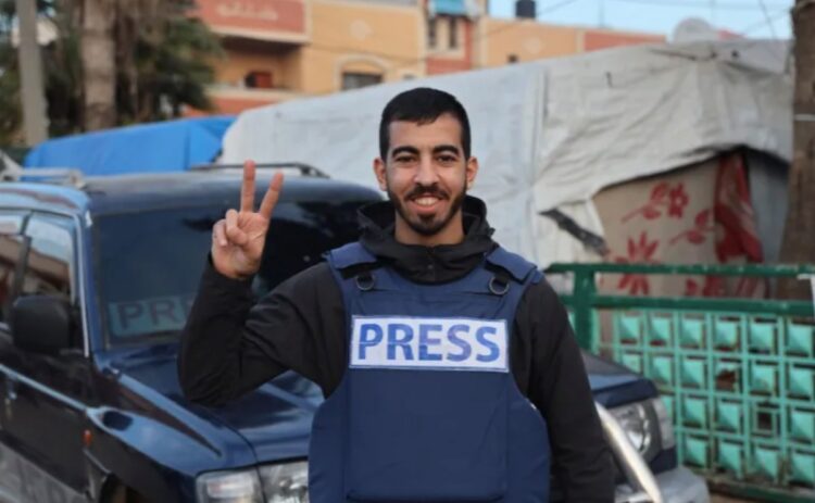 Jurnalis Palestina Saleh Aljafarawi tewas dalam bentrokan di Kota Gaza. Foto: Al-Jazeera. FOTO/Ⓒ Hak cipta foto di atas dikembalikan sesungguhnya kepada pemilik foto
