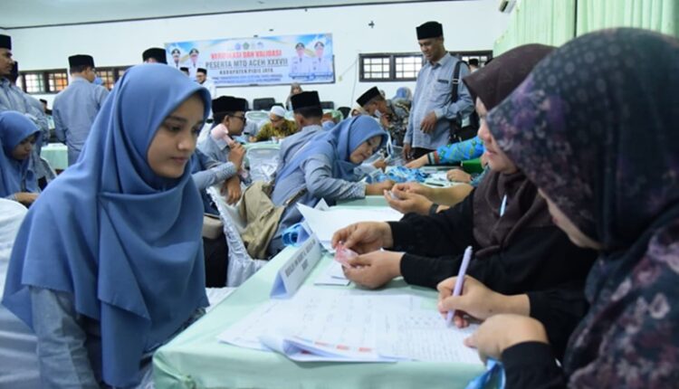 57 Peserta Kafilah Aceh Besar Lolos Verifikasi Faktual MTQ di Pidie Jaya