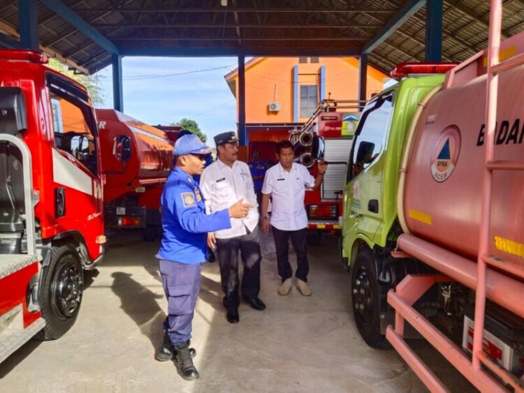Wabup Aceh Besar Tinjau Kesiapan Petugas Damkar di Pos Induk Sibreh