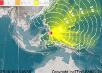 Waspada! Daftar Wilayah Berpotensi Tsunami usai Gempa M7,6 Melonguane Sulut