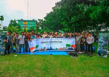 Nurhabli Ridwan, yang juga merupakan Founder sekaligus Ketua Umum GRAS, berhasil meraih Juara 3 Duta Konservasi dalam ajang yang diselenggarakan oleh Balai Besar Konservasi Sumber Daya Alam (BBKSDA) Sumatera Utara. FOTO/Dok. GRAS. Ⓒ Hak cipta foto di atas dikembalikan sesungguhnya kepada pemilik foto
